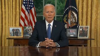 FULL SPEECH President Joe Biden gives address after dropping out of 2024 election [upl. by Sopher]