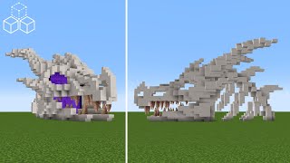 How to Build a Dragon Skull Portal  Minecraft Tutorial [upl. by Malliw]