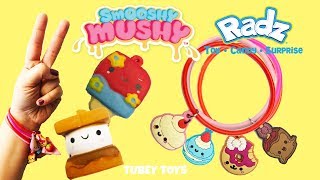 Smooshy Mushy Besties Radz 4 in 1 Deluxe Blind Bags Candy Squishies Stretchy Bracelets Tubey Toys [upl. by Neivad816]