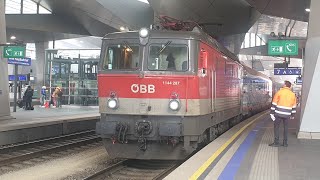 Einfahrt ÖBB IC 739 Wien Hbf  Lienz in Wien Hbf 08032024 [upl. by Cobbie]