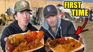 Homeless Cowboy Eats INDIAN Food For The First Time [upl. by Spohr]