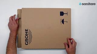 Unboxing Grohe Bau Ceramic Toilet seat  Colac WC Grohe Bau 39492000 [upl. by Atteuqihc]