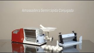 Amassadeira SemiRápida Conjugada 3 Kg AELI310 Braesi CasaRed Equipamentos [upl. by Esirahs]