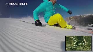 Neveitalia carving ski 20173 Pampeago Pista Agnello [upl. by Ennaitak]