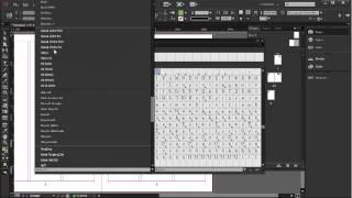 Glyphs  InDesign CC Tutorial 1120 [upl. by Ahsataj967]