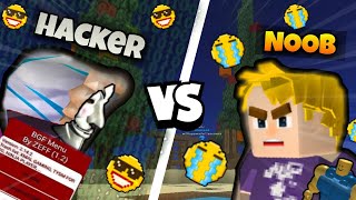 BedWars Hackers is BACK 🥺 Poor Noob VS HACKERS in BedWars 😔 Blockman GO [upl. by Chemarin]