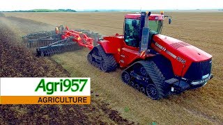 XL CULTIVATING CASE IH QUADTRAC 535 amp BUGNOT Variodisk 84 m  DE Tour [upl. by Flori]