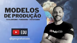 MODELOS DE PRODUÇÃO  TAYLORISMO  FORDISMO  TOYOTISMO [upl. by Nesnar]