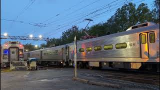 NJ Transit Gladstone Branch Action in Gladstone and Peapack NJ  91823 [upl. by Deni]