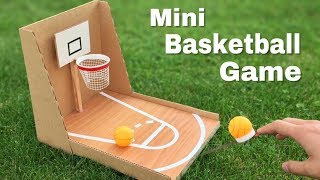 How to Make Amazing DIY Basketball Game at Home Out of Cardboard  Easy to Build [upl. by Tiffani571]