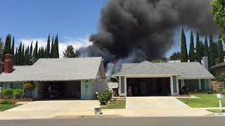 Yorba Linda House Fire  Wednesday June 17 new [upl. by Eessac575]