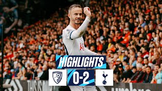 AFC BOURNEMOUTH 02 TOTTENHAM HOTSPUR  PREMIER LEAGUEHIGHLIGHTS [upl. by Roban]