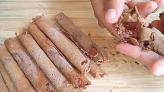 HOW TO MAKE WAFER STICK  HOMEMADE WAFER STICK  How to cook Wafer Stick  Chocolate Wafer Stick [upl. by Aurita]