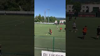 Luciano Manara  Riscaldamento pre sfida contro RC Codogno calciodilettanti [upl. by Hgalehs]