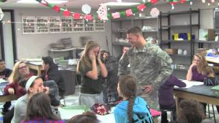 Military Brother surprises his sister [upl. by Eijneb]