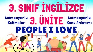 3 SINIF İNGİLİZCE 3 Ünite Kelimeleri Konu Anlatımı [upl. by Layor]