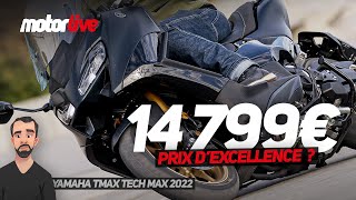 TMAX 2022 à 14 799 € prix dexcellence   MOTORLIVE [upl. by Garwood]