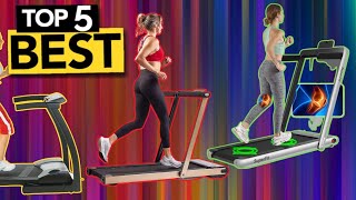 TOP 5 Best Folding Treadmill for small spaces  2024 Buyers Guide [upl. by Acassej]