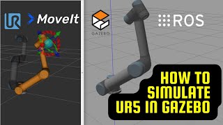 Universal Robot with ROS  How to simulate UR5 in Gazebo and code Inverse Kinematics in C [upl. by Mcleod116]