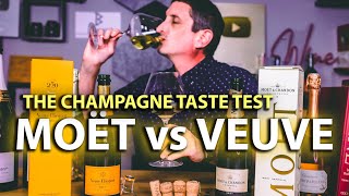 Champagne Tasting Veuve Clicquot vs Moët amp Chandon — Which is Better [upl. by Farra]