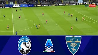 ATALANTA VS LECCE  SERIE A 20232024  FOOTBALL LIFE 2023 [upl. by Bazluke257]