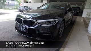 2017 BMW 530i Series MSport G30 Full InDepth Review In Evo Malaysia [upl. by Anivlem554]