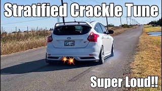 Installing a LOUD Stratified Crackle Tune on my Focus ST [upl. by Oiciruam]