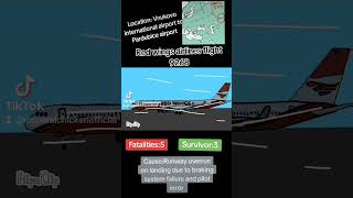 Red wings airlines flight 9268 crash planecrash [upl. by Hanima]