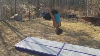 Gymnast 14 from La Ronge excited to represent Team North at Sask Winter Games for 1st time [upl. by Daisi586]