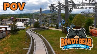 Avalanche Snow Coaster POV Worlds First Powered Alpine Coaster  Rowdy Bear Pigeon Forge TN [upl. by Behrens]