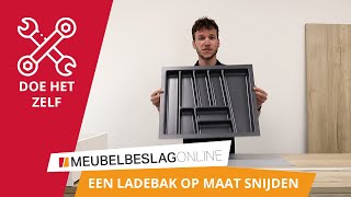 HOE SNIJD JE EEN BESTEKBAK OP MAAT [upl. by Janetta]