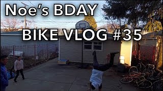 Noes BDAY  Bike vlog  35 [upl. by Sesilu]