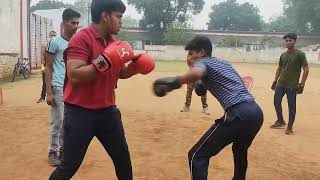 Boxer Pawan vs Roushan tutorialLearnBoxerBoxing PowerTrainingFitnessViralvideoPunch [upl. by Garate]