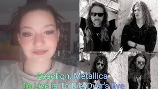 Reaction Metallica Pt 4 And Justice For All Album To Live Is To DieDyers Eve [upl. by Marsh427]