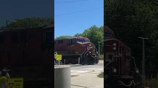 CP 8701 goes Westbound in Wauwatosa railfanning [upl. by Kelsey]