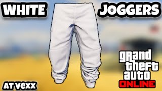 NEW How To Get White Joggers In GTA 5 Online 168 EASY ALL CONSOLES [upl. by Anem52]