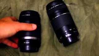 Canon EF 75300mm 100 zoom lens [upl. by Erelia]