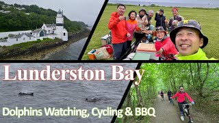 Cycling and BBQ at Lunderston Bay  單車觀豚 ｜豪華燒烤 [upl. by Ahtaga113]