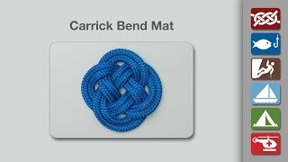 Carrick Bend Mat  How to Make a Carrick Mat [upl. by Liman170]