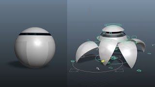 Ball Robot Character  rdbot1 freeRig with Auto Walking rig [upl. by Aennyl]