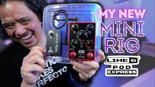 My New MINI RIG Line 6 POD EXPRESS In Depth Setup [upl. by Nobile]