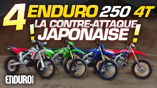 Essai Comparatif 250 4T  La contreattaque japonaise [upl. by Simonette]