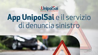 App UnipolSai denuncia sinistro [upl. by Gayle693]