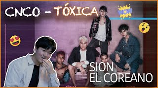 Coreano Reacciona a CNCO  Tóxica 😍😎 [upl. by Alrahs]