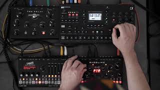 Erica LXR 2 amp Bassline live sampling amp mixing with Octatrack [upl. by Atoiganap]