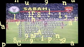 Highlights Rare Sabah vs Pahang 1995 FA Cup Final Final Piala FA 1995 [upl. by Bluefield]