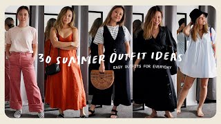 30 Summer Outfit Ideas  easy outfits for everyday [upl. by Anelram]