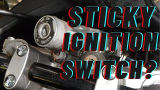 STICKY IGNITION SWITCH  Suzuki Vstrom DL650  How To Fix It  NCmotoRIDER [upl. by Nawyt]