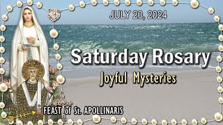 🌸SATURDAY Rosary🌸FEAST of St APOLLINARIS Joyful Mysteries JULY 20 2024 Scenic Scriptural [upl. by Dupin]