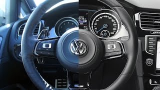 Steering Wheel Wrap  Golf R Vlog 18 [upl. by Dori]